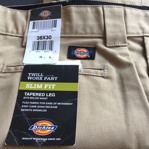 Dickies slim fit twill work pant